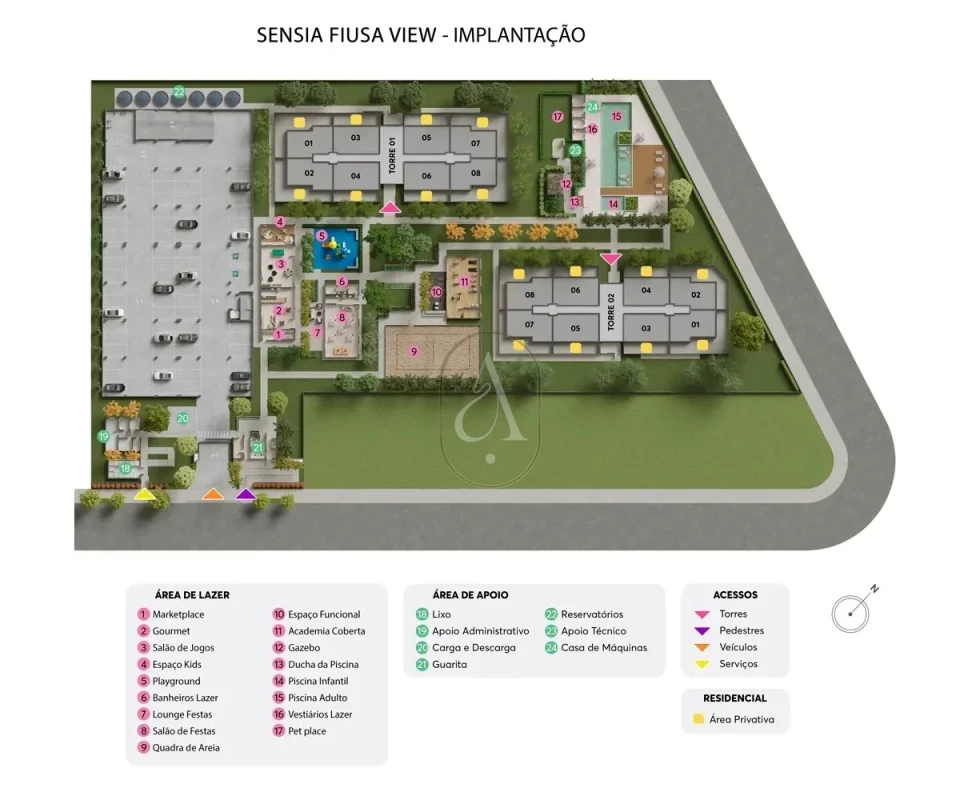 Imagens do imóveis Venda de Direitos: Apartamento na Planta no  Sensia Jardim em Maringá!