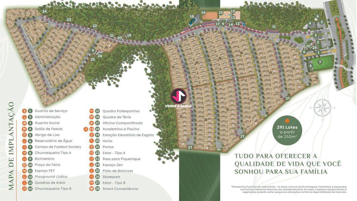 Imagens do imóveis Reserva dos Ipês: Terreno em Condomínio de 250m² à Venda em Cuiabá, Ribeirão do Lipa REF: TE0007