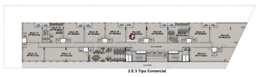 Imagens do imóveis Sala comercial Valentina a venda 1 vaga 64m² pronta Parque da Águas, Cuiabá, MT REF: SA0008