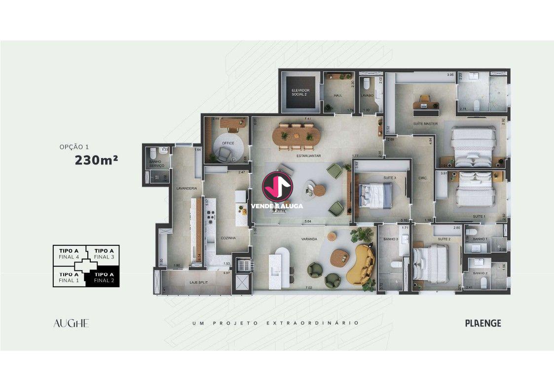 Imagens do imóveis Aughe: O Novo Ícone de Sofisticação em Cuiabá! REF: EXC-22092