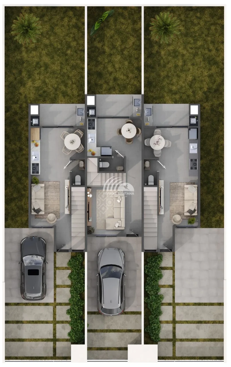 Imagens do imóveis Moderno Sobrado com 1 Suíte + 1 Suíte Master com Sacada em Canasvieiras!