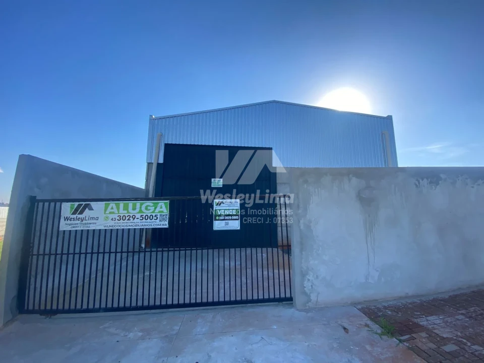 Barracão Comercial e Industrial à Venda e Locação – Indústrias Leves Londrina | 360 m²