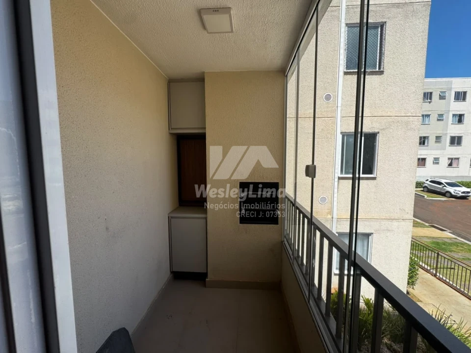 Imagens do imóveis Apartamento para Alugar no Laguna Di Valência – Aquaville, Londrina | 2 Quartos e Sacada com Churrasqueira