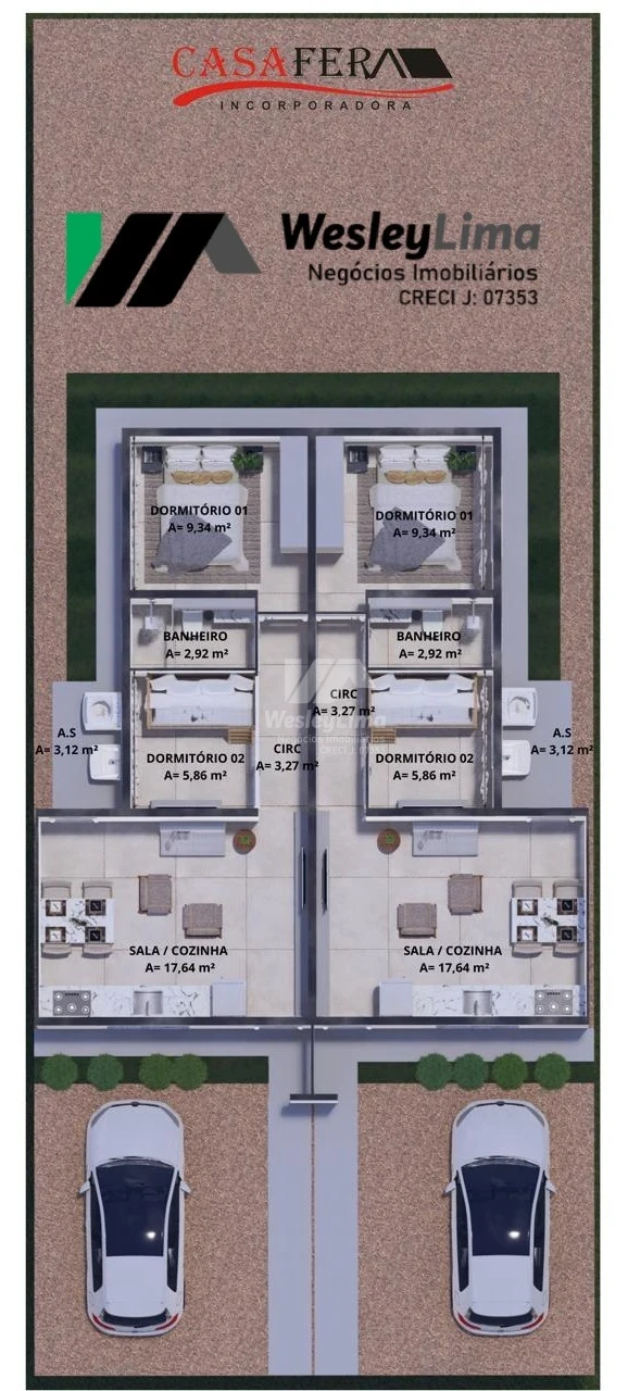 Imagens do imóveis Casas à venda no Jardim Viena COHAB Londrina, na Zona Norte. Imóveis com 2 quartos, entrada facilitada, financiamento Caixa