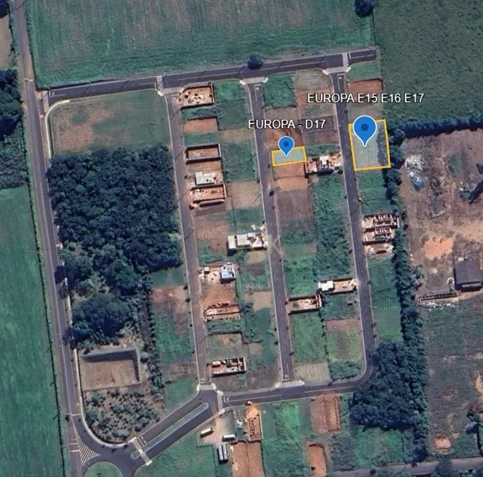 Imagens do imóveis EXCELENTE TERRENO À VENDA NO RESIDENCIAL EUROPA – HOLAMBRA/SP