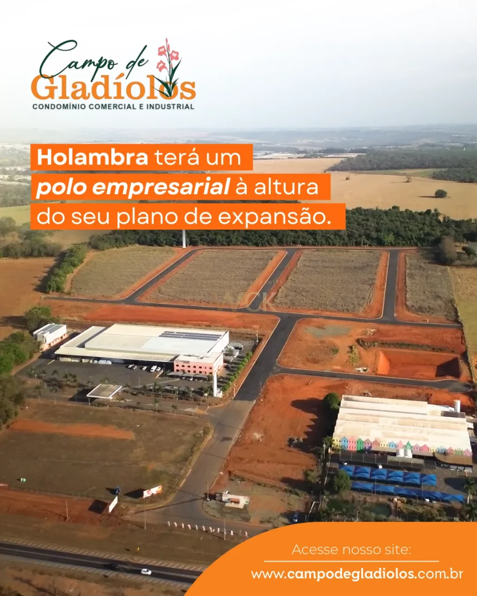Imagens do imóveis Lotes industriais e comerciais no Condomínio Industrial e Comercial Campo dos Gladíolos.