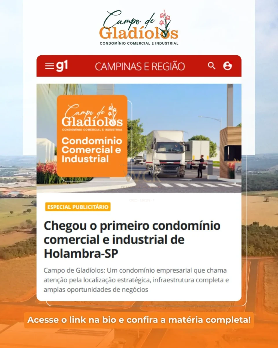 Imagens do imóveis Lotes industriais e comerciais no Condomínio Industrial e Comercial Campo dos Gladíolos.
