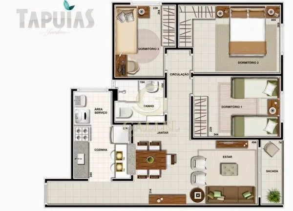 Apartamento À Venda Residencial Tapuias Londrina